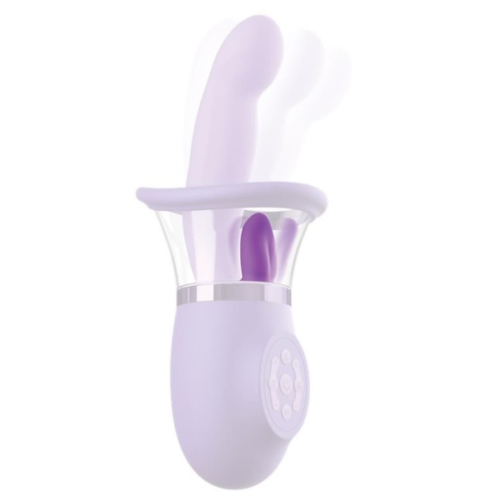 Stimulator with Tonge and Suction Ultimate Pleasure Pro Plus - PD-4970-12 - Teknashop Ltd