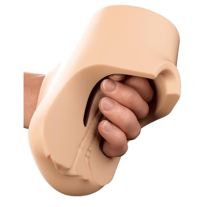Double Pounder Vibrating Squeeze Stroker - RD-434-21 - Teknashop Ltd