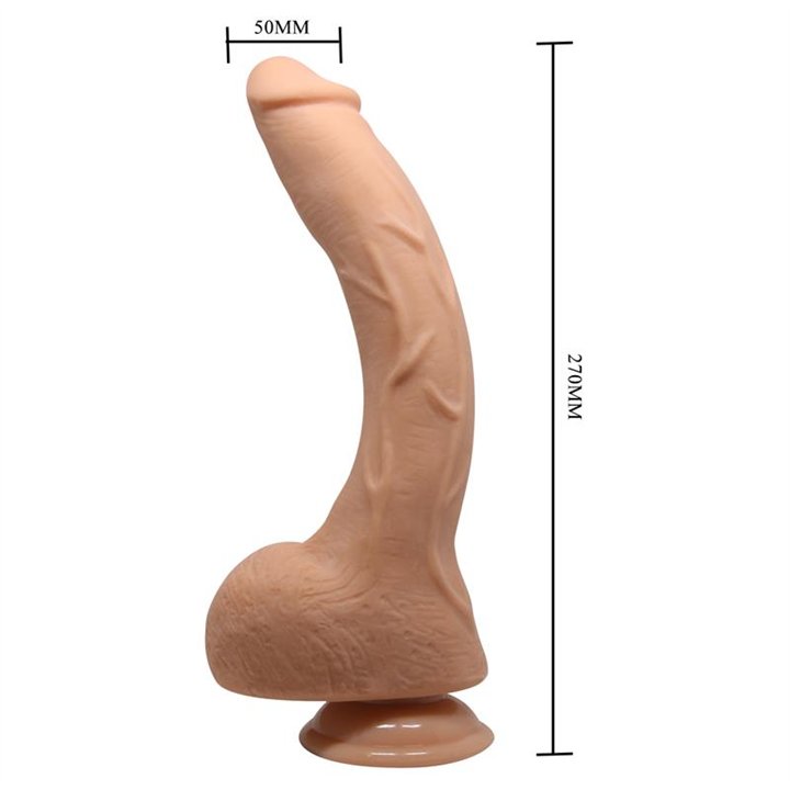 Baile Dildo with Suction Cup and Vibration - BW-008039Z - Teknashop Ltd