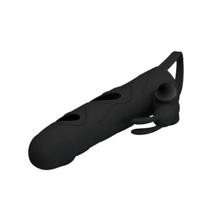 Pretty Love Cage with Vibrating Bullet 14 cm Black - BI-026216 - Teknashop Ltd