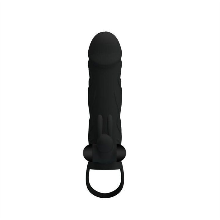 Pretty Love Cage with Vibrating Bullet 14 cm Black - BI-026216 - Teknashop Ltd