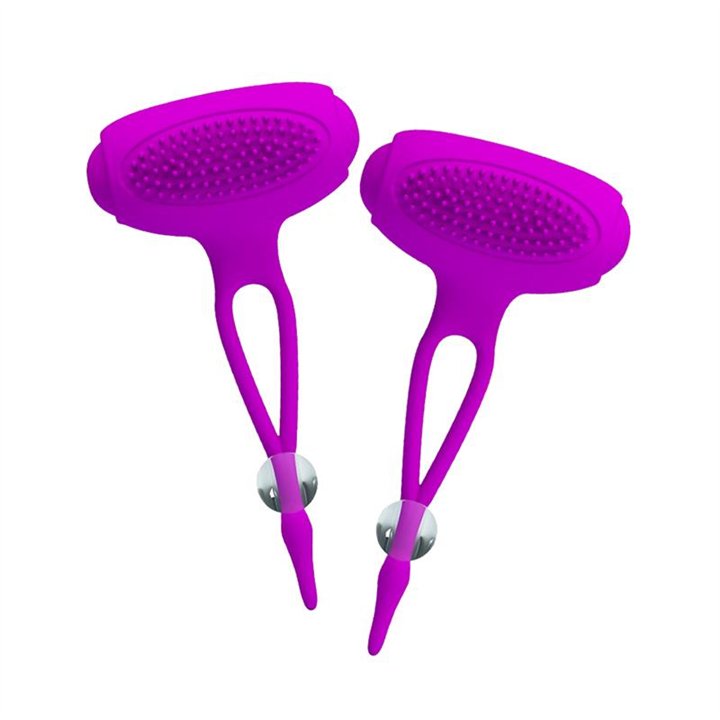 Pretty Love Nipples Clamps Bancroft Purple - BI-210139 - Teknashop Ltd