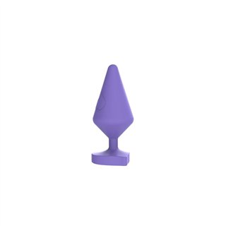 Large Luv Heart Plug Purple Silicone - CN-101400297 - Teknashop Ltd