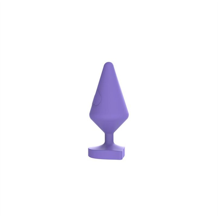 Large Luv Heart Plug Purple Silicone - CN-101400297 - Teknashop Ltd