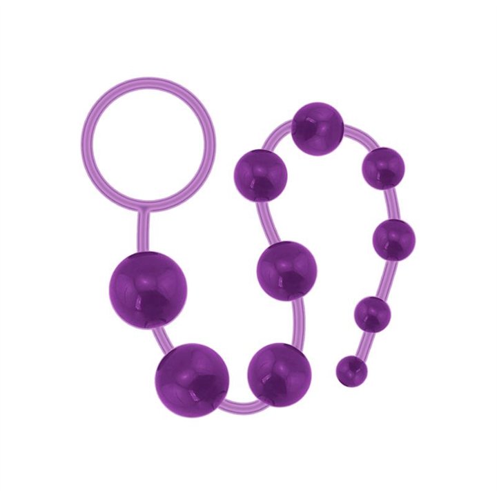 G.Flex Bendable Thai Anal Beads Purple - LT-653 - Teknashop Ltd