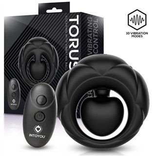 Torus Vibrating Ring with Clitoral Ball and Remote Control USB - U-321 - Teknashop Ltd