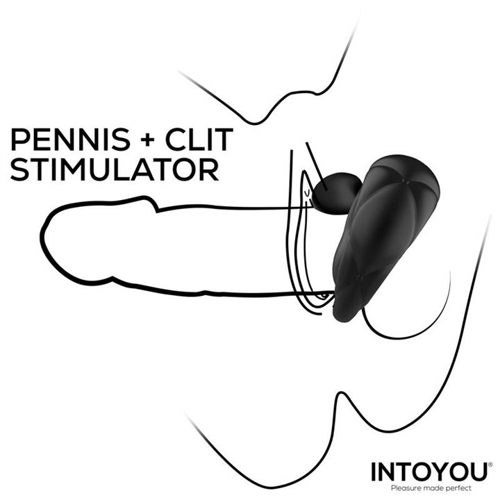 Torus Vibrating Ring with Clitoral Ball and Remote Control USB - U-321 - Teknashop Ltd
