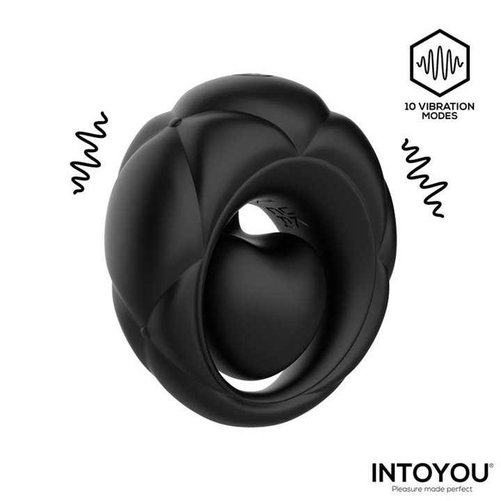 Torus Vibrating Ring with Clitoral Ball and Remote Control USB - U-321 - Teknashop Ltd