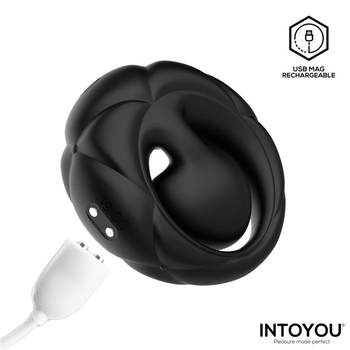 Torus Vibrating Ring with Clitoral Ball and Remote Control USB - U-321 - Teknashop Ltd