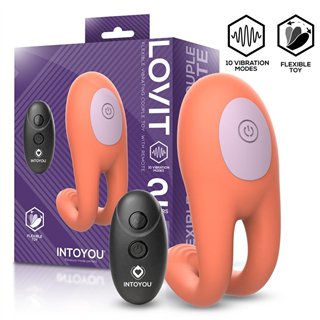 Lovit Vibrating Couple Toy Flexible with Remote Control - U-324 - Teknashop Ltd