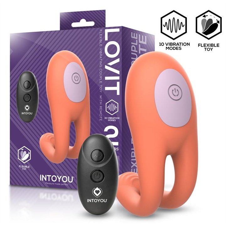 Lovit Vibrating Couple Toy Flexible with Remote Control - U-324 - Teknashop Ltd