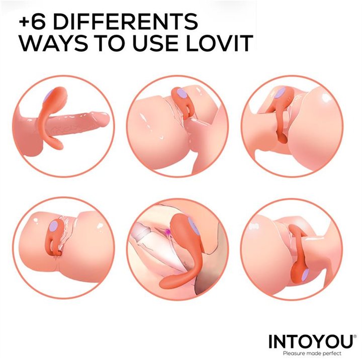 Lovit Vibrating Couple Toy Flexible with Remote Control - U-324 - Teknashop Ltd