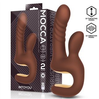 Mocca Thrusting Vibrator with Ergonomic Grip USB - U-320 - Teknashop Ltd