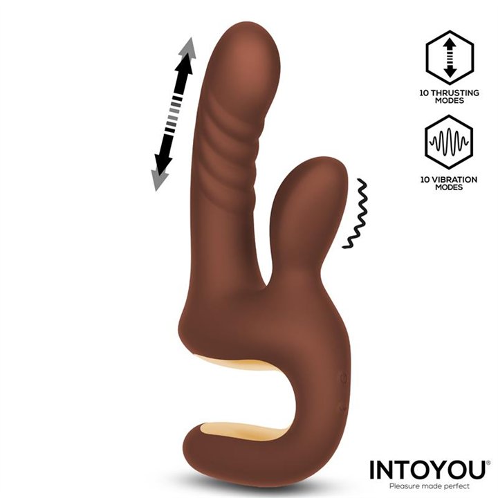 Mocca Thrusting Vibrator with Ergonomic Grip USB - U-320 - Teknashop Ltd