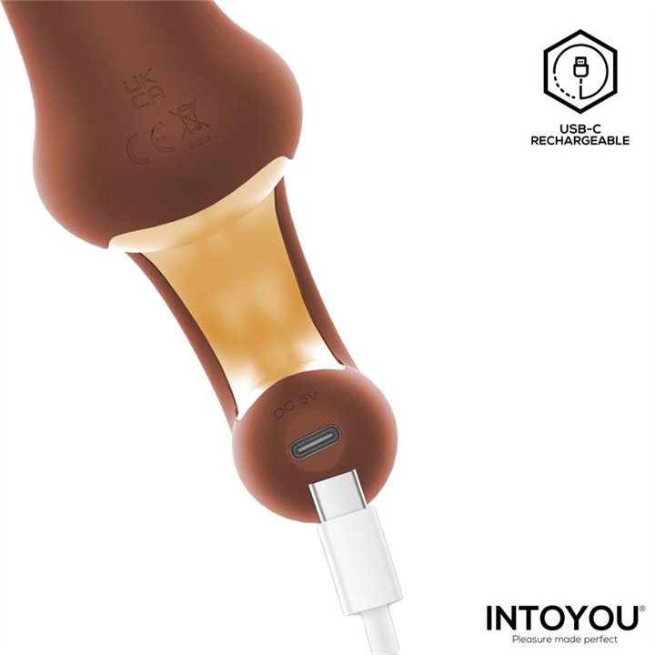 Mocca Thrusting Vibrator with Ergonomic Grip USB - U-320 - Teknashop Ltd