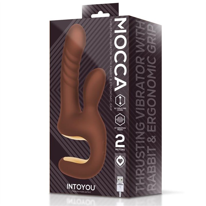 Mocca Thrusting Vibrator with Ergonomic Grip USB - U-320 - Teknashop Ltd