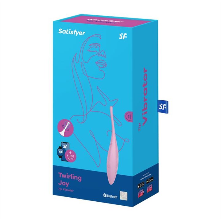 Twirling Joy Rotating Stimulator with APP Pink - 4061504009674 - Teknashop Ltd