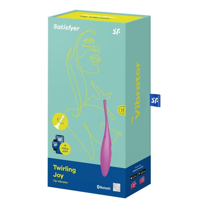 Twirling Joy Rotating Stimulator with APP Fuchsia - 4061504009681 - Teknashop Ltd