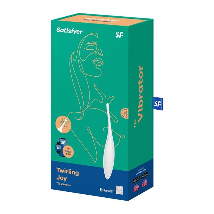 Twirling Joy Rotating Stimulator APP White - 4061504009667 - Teknashop Ltd
