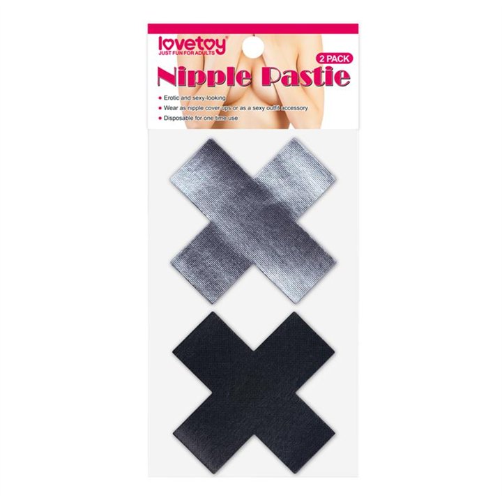 Pack Pezoneras Cruces Negro y Gris - LO-LV763002 - Teknashop Ltd