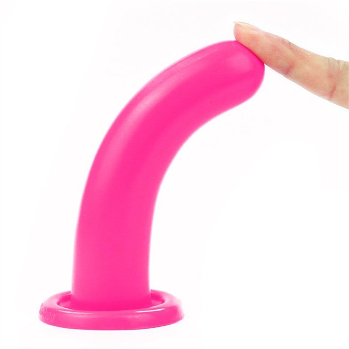 Stimulator Holy Dong 5.5 Liquid Silicone Pink - LO-LV1612 - Teknashop Ltd