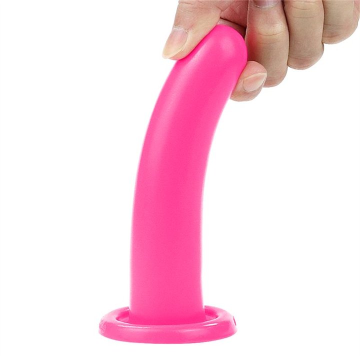 Stimulator Holy Dong 5.5 Liquid Silicone Pink - LO-LV1612 - Teknashop Ltd