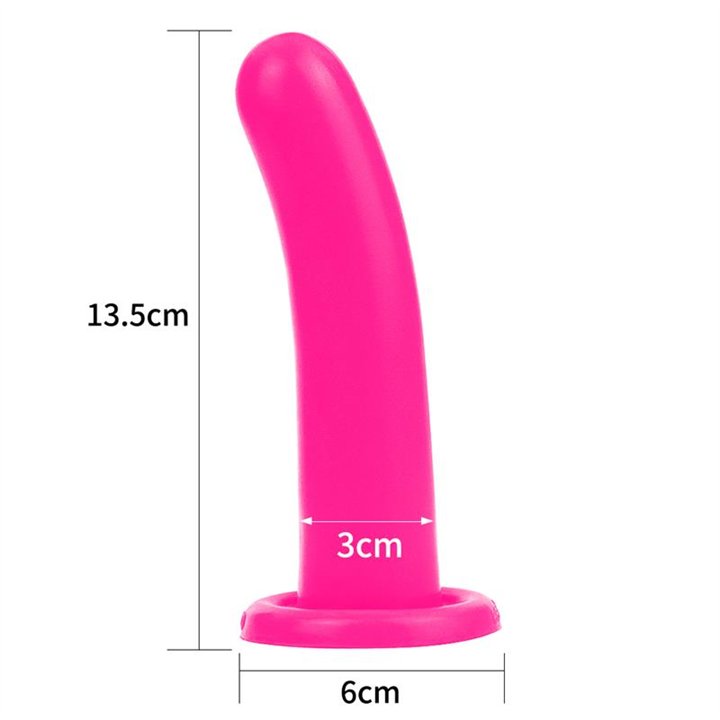 Stimulator Holy Dong 5.5 Liquid Silicone Pink - LO-LV1612 - Teknashop Ltd