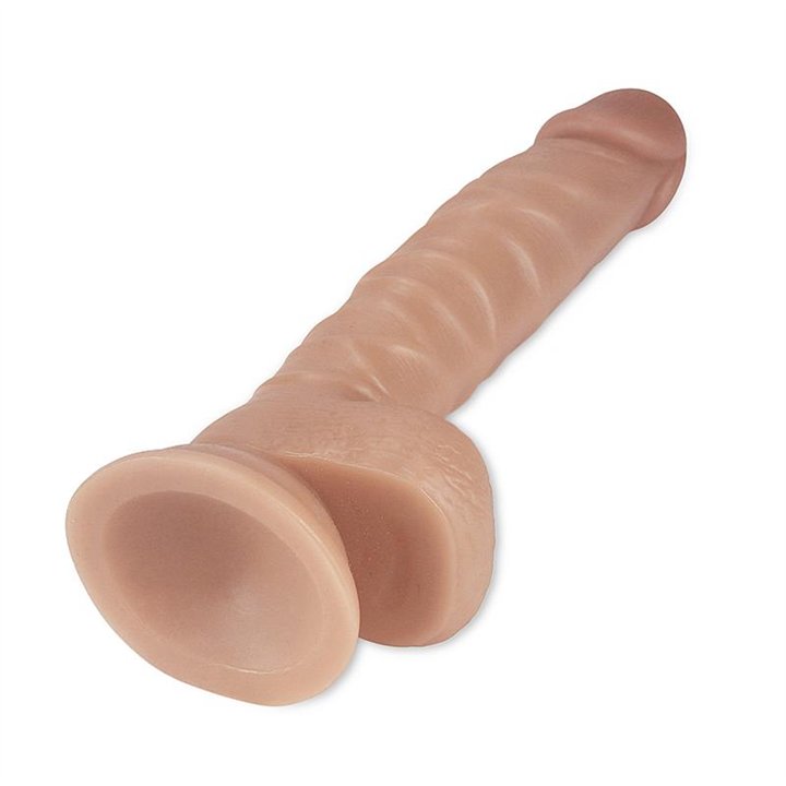 Dildo Real Extreme with Vibration 8.5 Flesh - LO-350041-1 - Teknashop Ltd