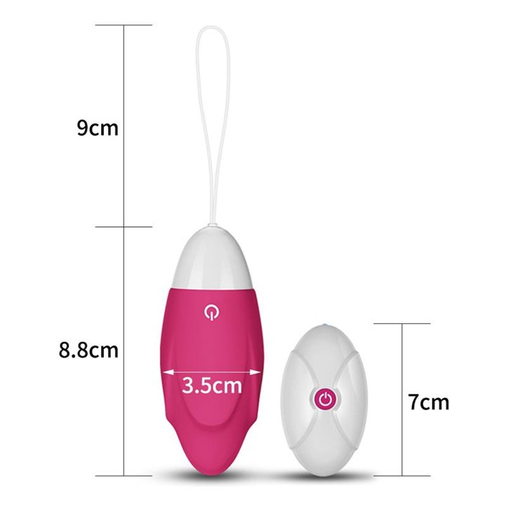 Vibrating Egg IJoy Remote Control USB Pink - LO-LV1566 - Teknashop Ltd