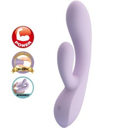 PRETTY LOVE - ROSOLYN RABBIT VIBRATOR 10 VIBRATIONS PURPLE - D-242492 - Teknashop Ltd