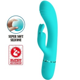PRETTY LOVE - SCOCCO VIBRATOR RABBIT TURQUOISE - D-242718 - Teknashop Ltd