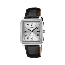 CASIO COLLECTION Mod. TANK - LEATHER, WHITE - WW.MTP-B190L-7BVER - Teknashop Ltd