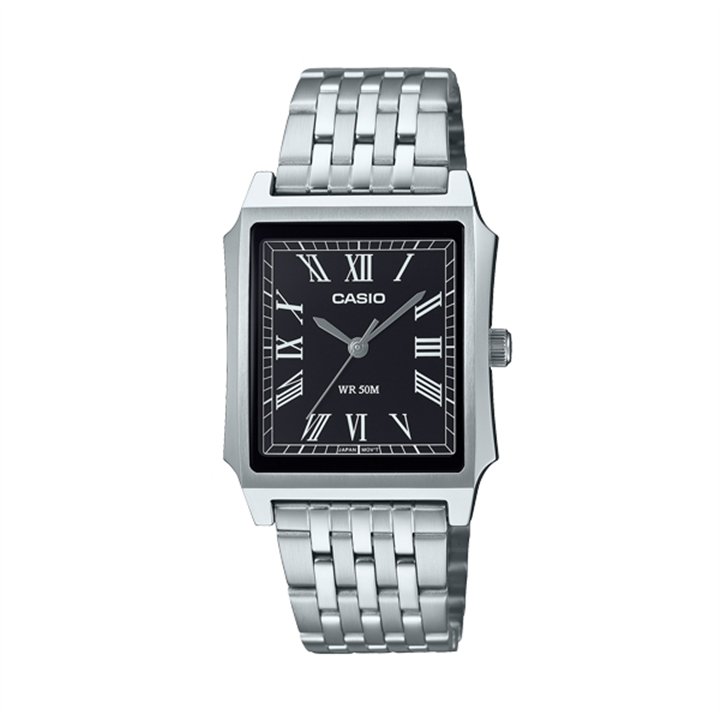 CASIO TIMELESS COLLECTION Mod. TANK - STEEL BLACK - WW.MTP-B190D-1BVEF - Teknashop Ltd