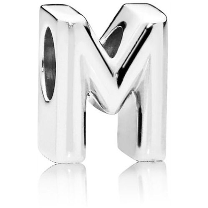 PANDORA JEWELRY Mod. MOMENTS ALPHABET LETTER M CHARM - WW.797467 - Teknashop Ltd