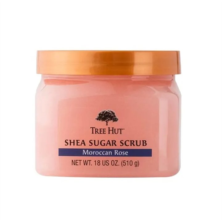 Tree Hut Shea Sugar Scrub Moroccan Rose 510g - unisex - Teknashop Ltd