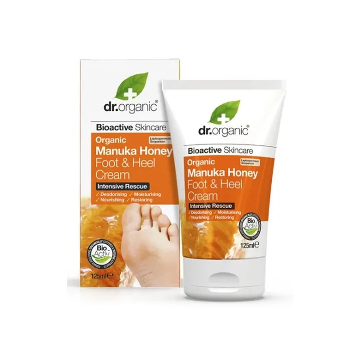 Dr. Organic Manuka Honey Foot Cream 125ml - unisex - Teknashop Ltd