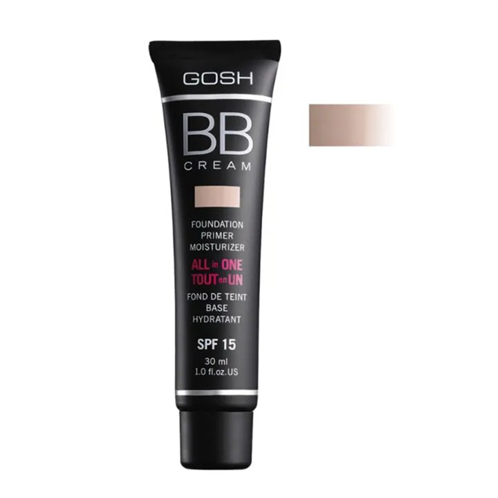 Gosh BB Cream Foundation Primer Moisturizer 02 Beige 30ml - unisex - Teknashop Ltd