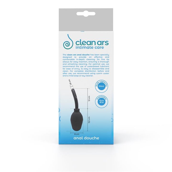 Anal Douche Black 310 ml - CLDA-310 - Teknashop Ltd