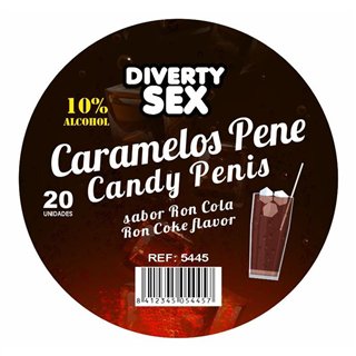20 Penis-shaped candies Ron Cola Flavor - 8412345054457 - Teknashop Ltd