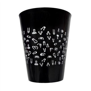 Plastic Cup with White Penis 500ml - 8412345053245 - Teknashop Ltd