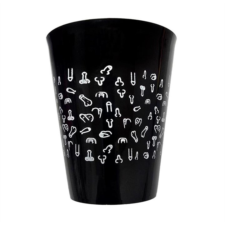 Plastic Cup with White Penis 500ml - 8412345053245 - Teknashop Ltd