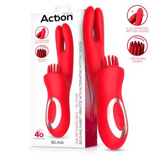 Bilma Vibe with Brushing Clit Stimulator and Alternating Function - AC-043 - Teknashop Ltd