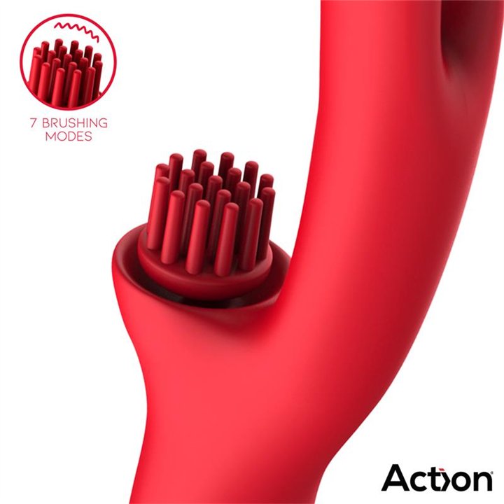 Bilma Vibe with Brushing Clit Stimulator and Alternating Function - AC-043 - Teknashop Ltd