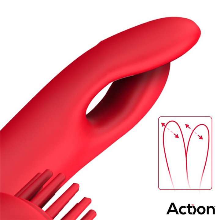 Bilma Vibe with Brushing Clit Stimulator and Alternating Function - AC-043 - Teknashop Ltd