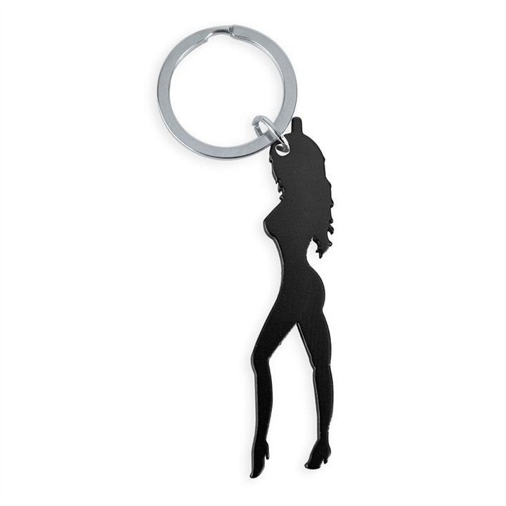 Women's Keychain with Opener Black - 8412345054068 - Teknashop Ltd