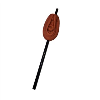 Straw with Vagina-shaped ornament - 8412345053481 - Teknashop Ltd
