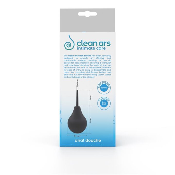 Anal Douche Black 224 ml - CLDA-224 - Teknashop Ltd