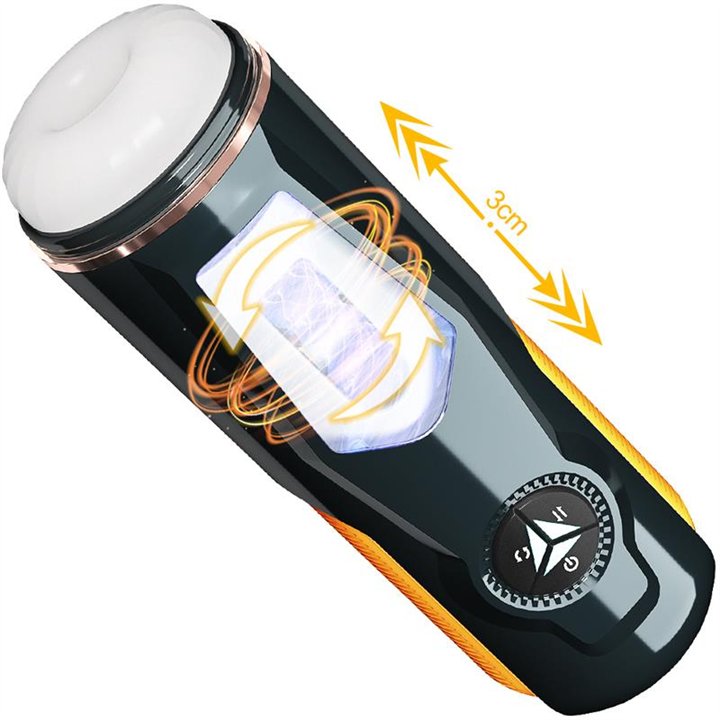 Aneemun Masturbator with Thrusting and Rotation - SQ-MA70078 - Teknashop Ltd