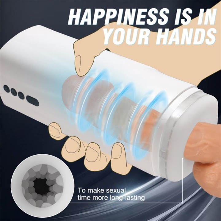 Carrie Masturbator with Thrusting and Vibrating - SQ-MA70077 - Teknashop Ltd