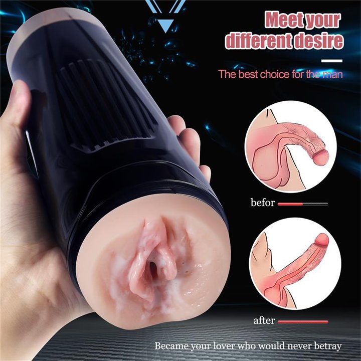 Davina Masturbator with vibration - SQ-MA70063 - Teknashop Ltd